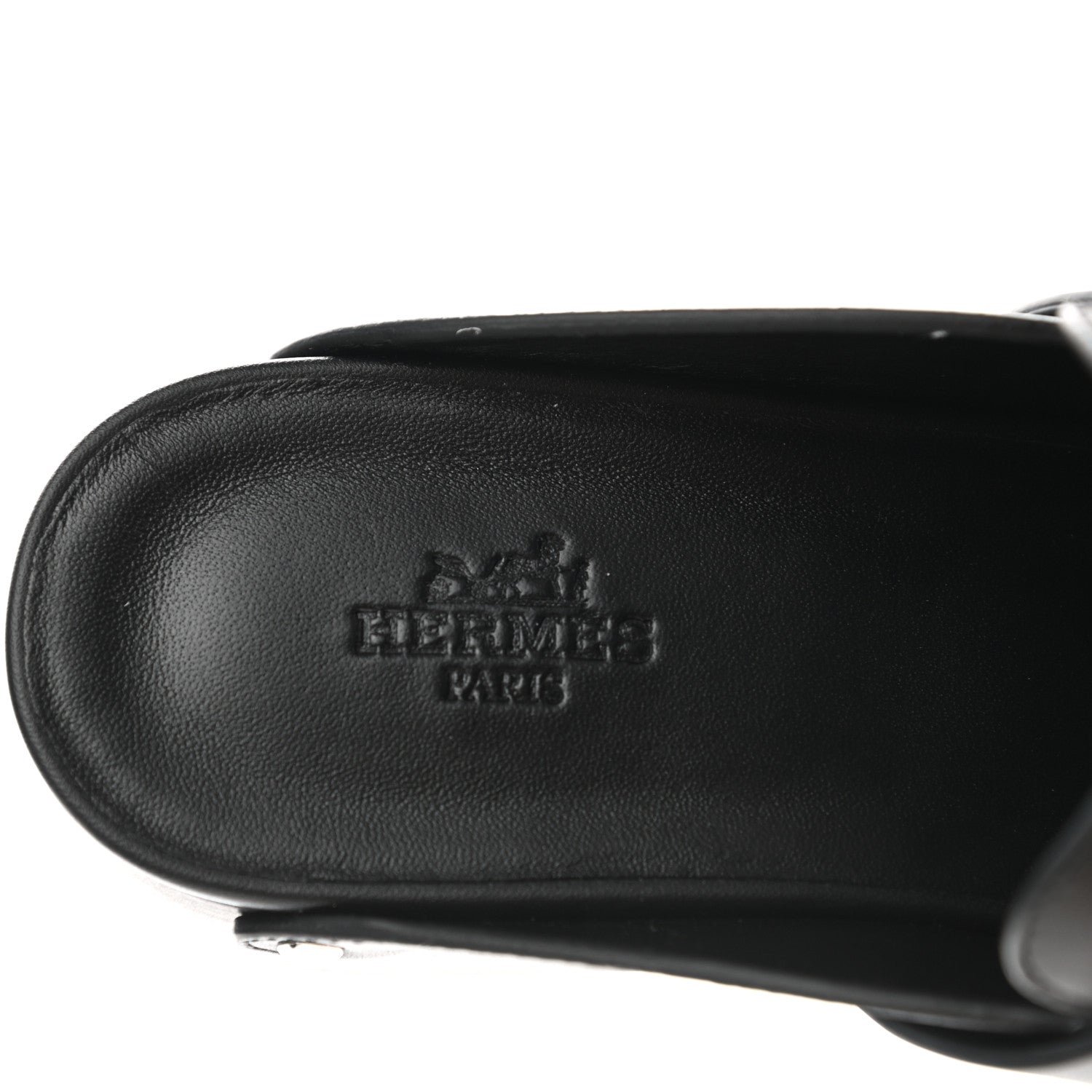 Hermes Calfskin Calya Mules 36 Black 7 of 9