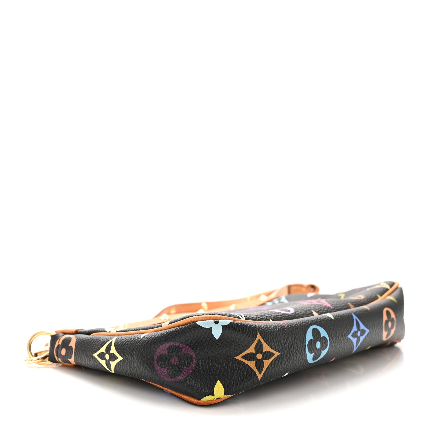 Louis Vuitton LOUIS VUITTON Monogram Multicolor Pochette Accessories Black 4 of 10