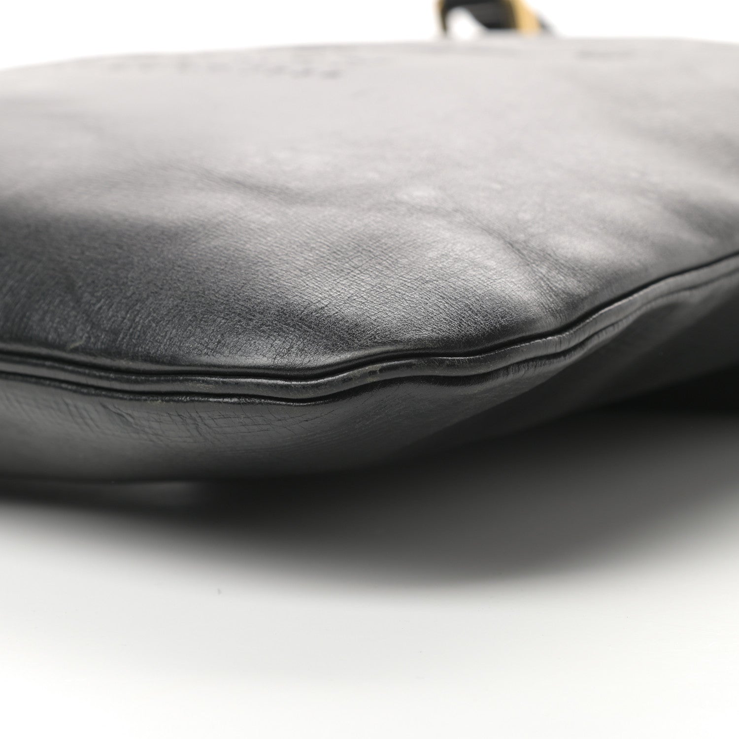 Burberry Textured Calfskin Crest Embossed Large Tote Black 11 of 13