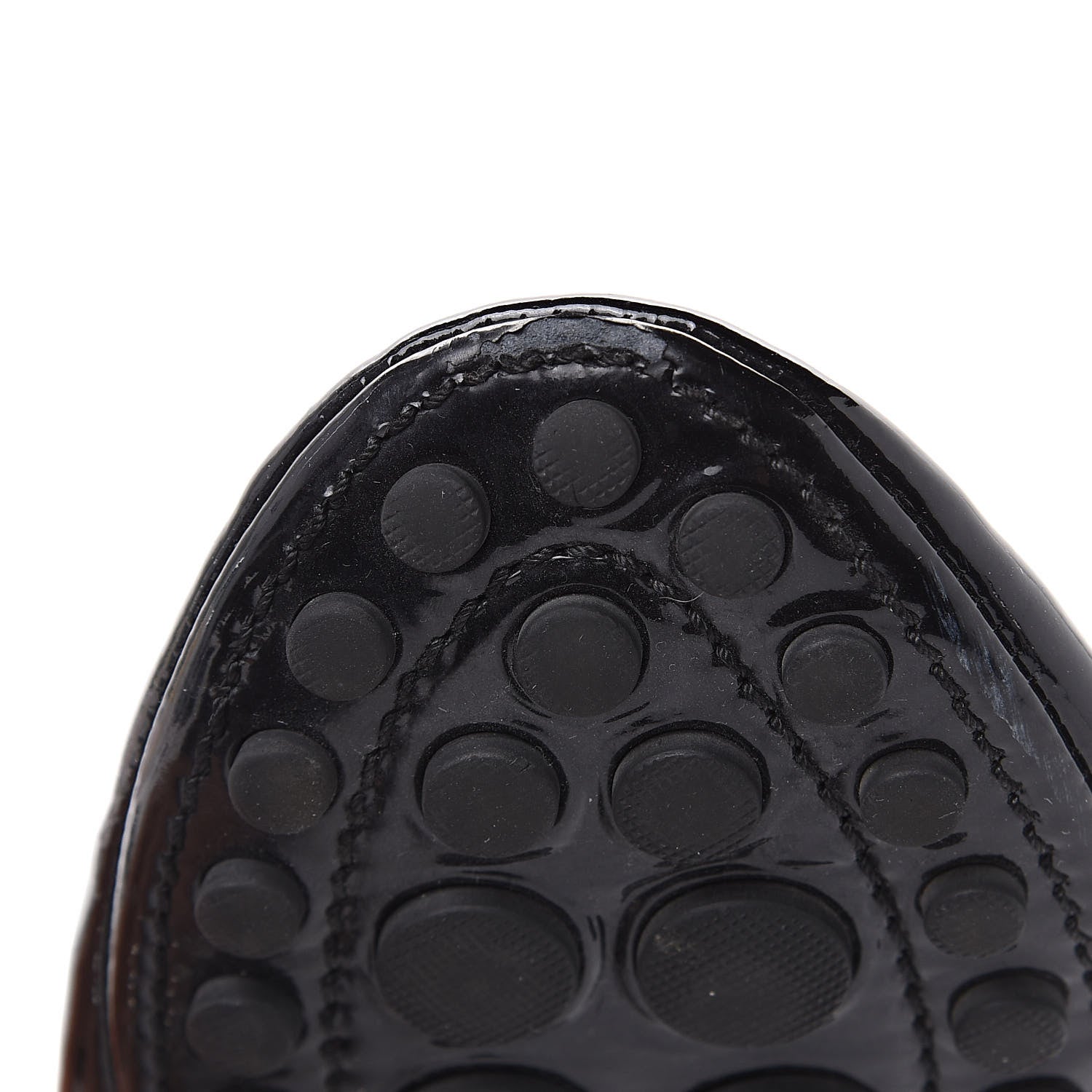 Louis Vuitton Patent Calfskin Oxford Loafers 42 Black 9 of 10
