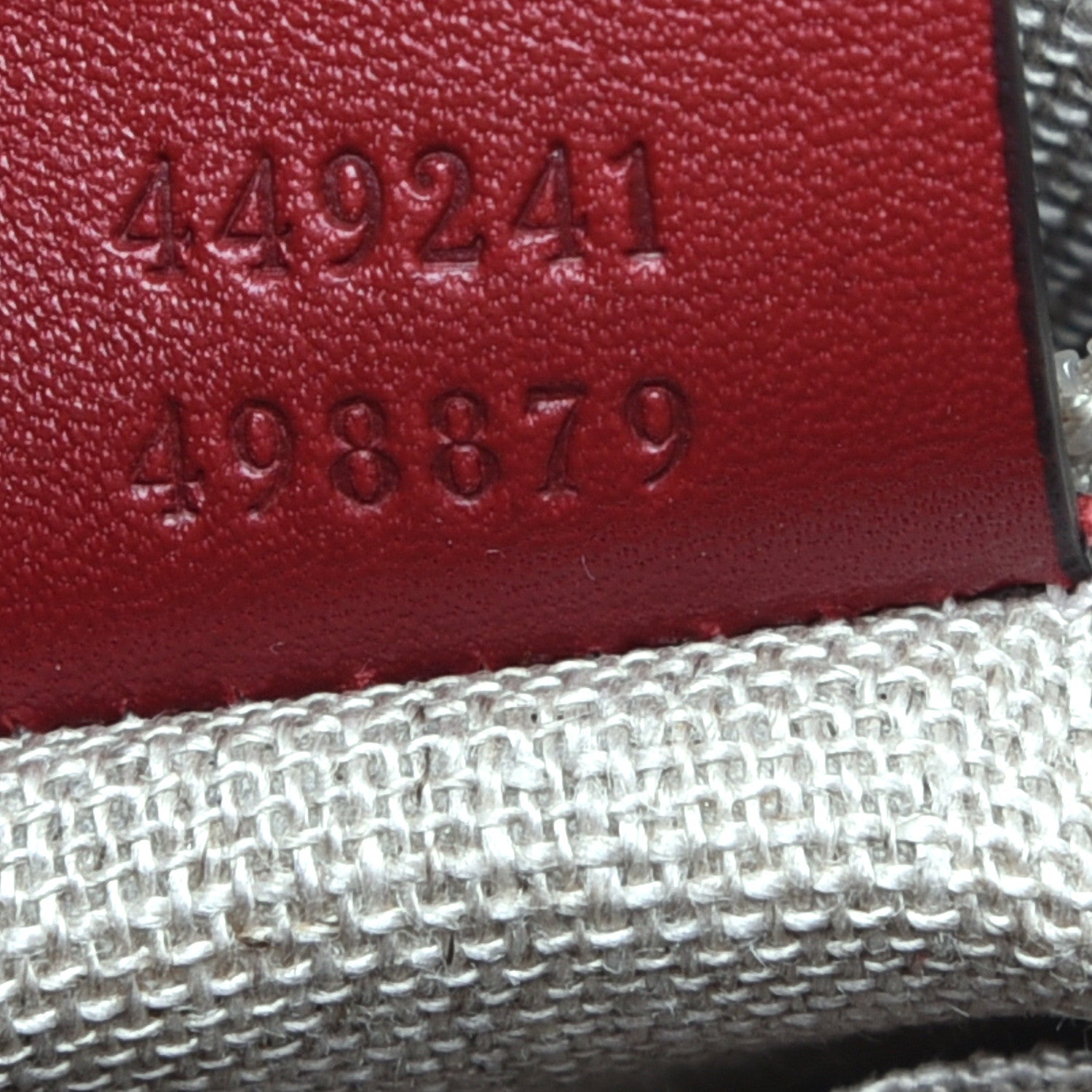 Gucci Microguccissima Small Bree Tote Red 7 of 9