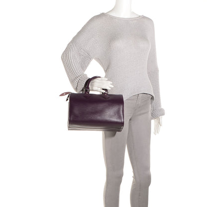 Louis Vuitton Epi Speedy 25 Cassis Purple 2 of 7