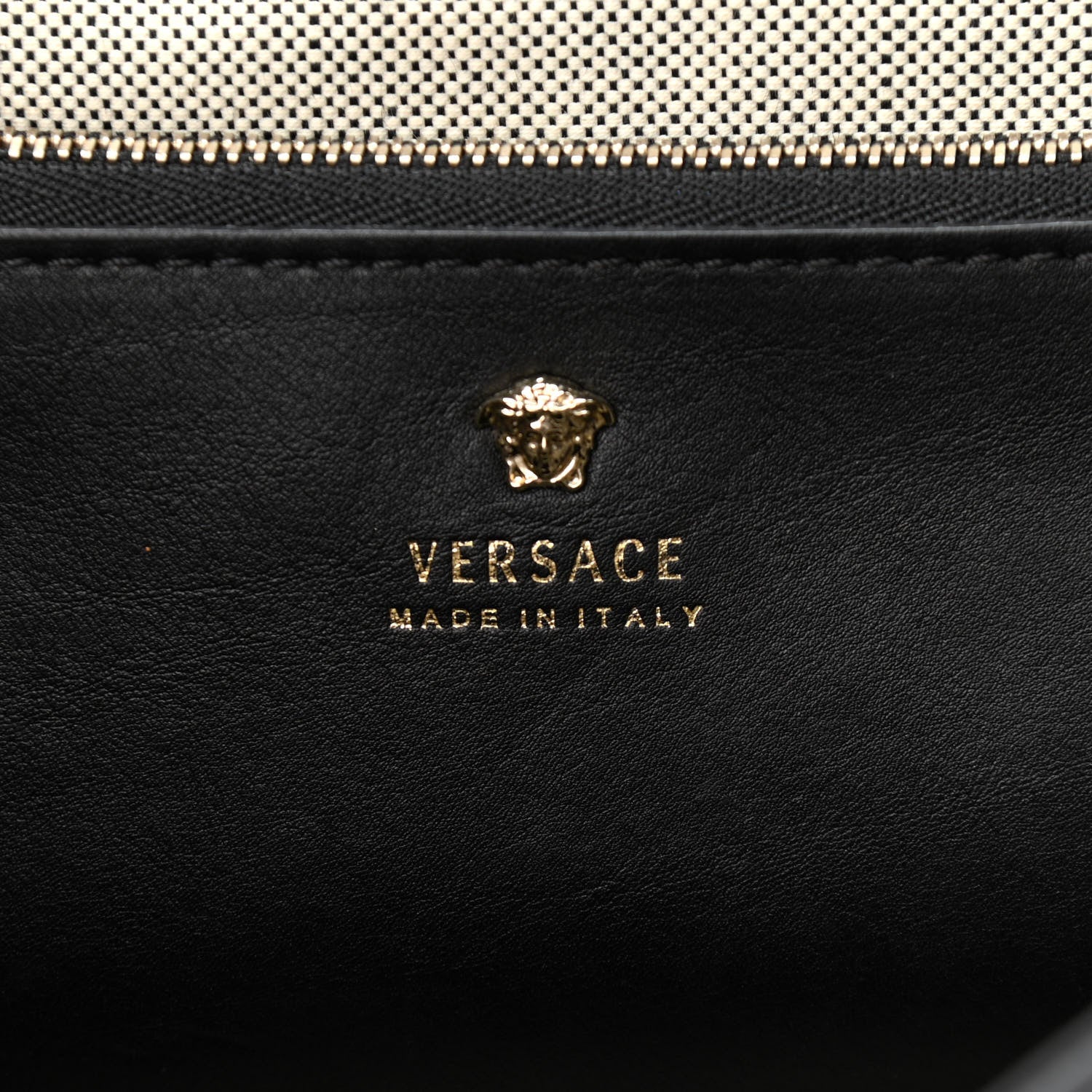 Versace Calfskin Large Palazzo Empire Bag Black 6 of 10