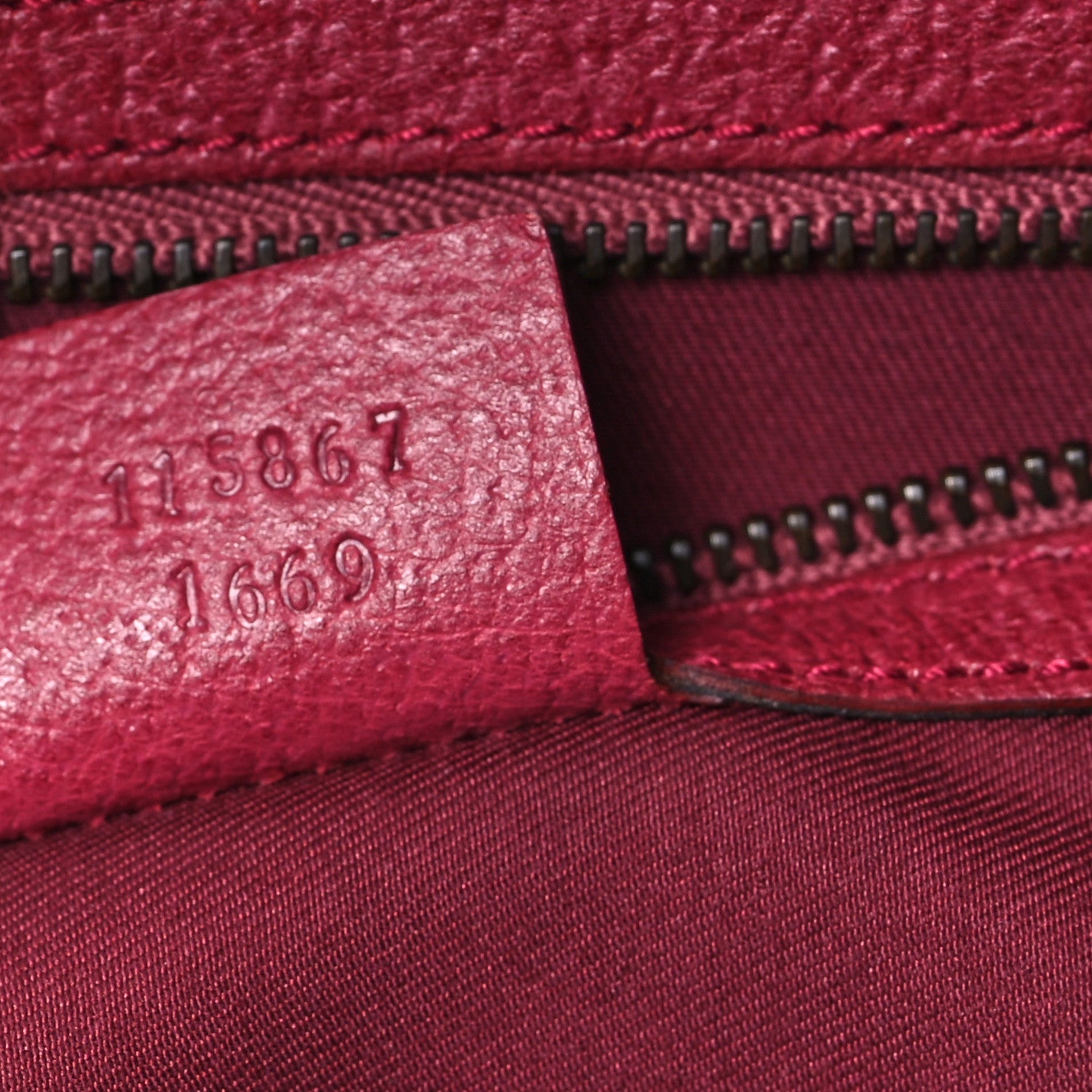 Gucci Monogram Medium Horsebit Chain Hobo Fuchsia 7 of 12