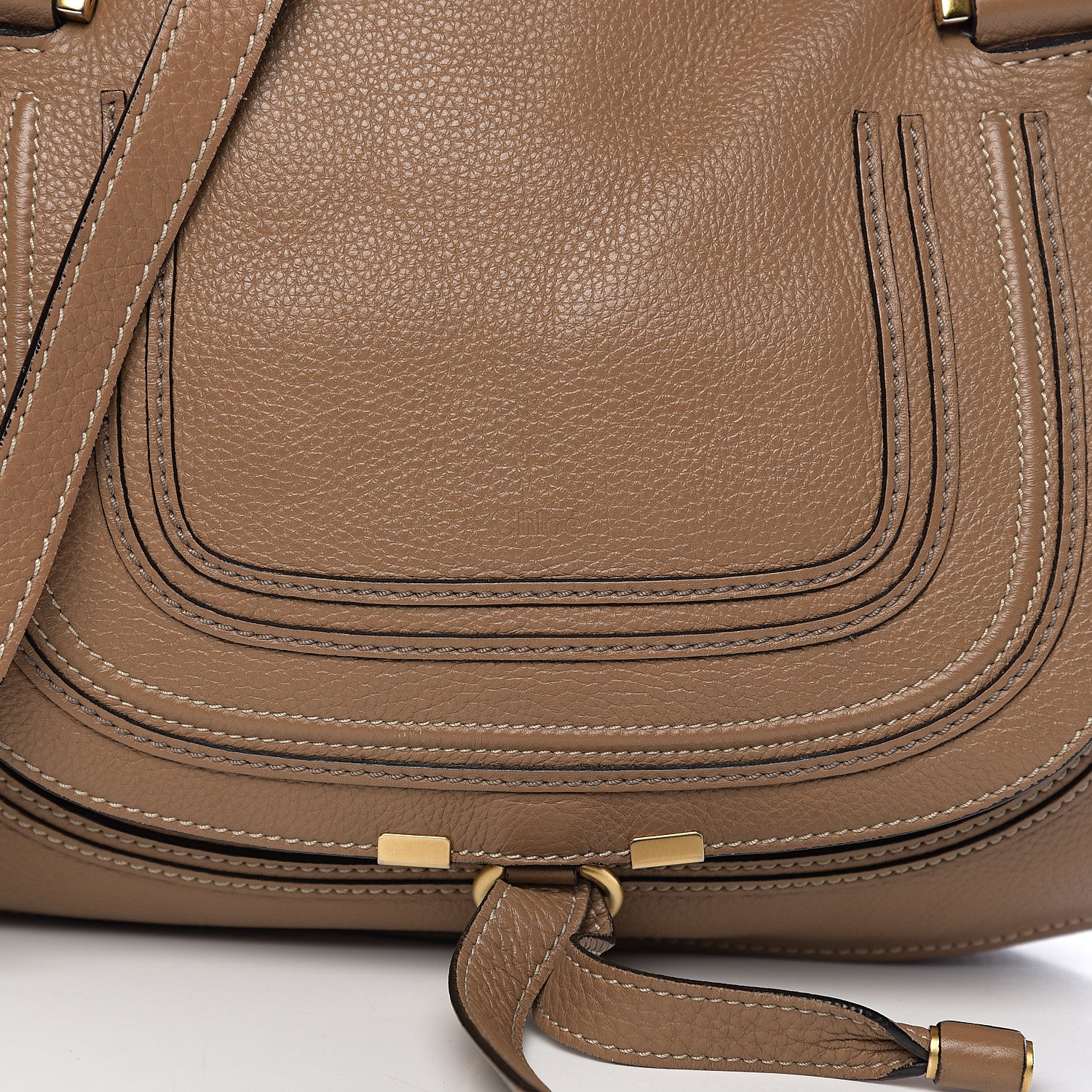 Chloe Calfskin Medium Marcie Satchel Nut 7 of 12