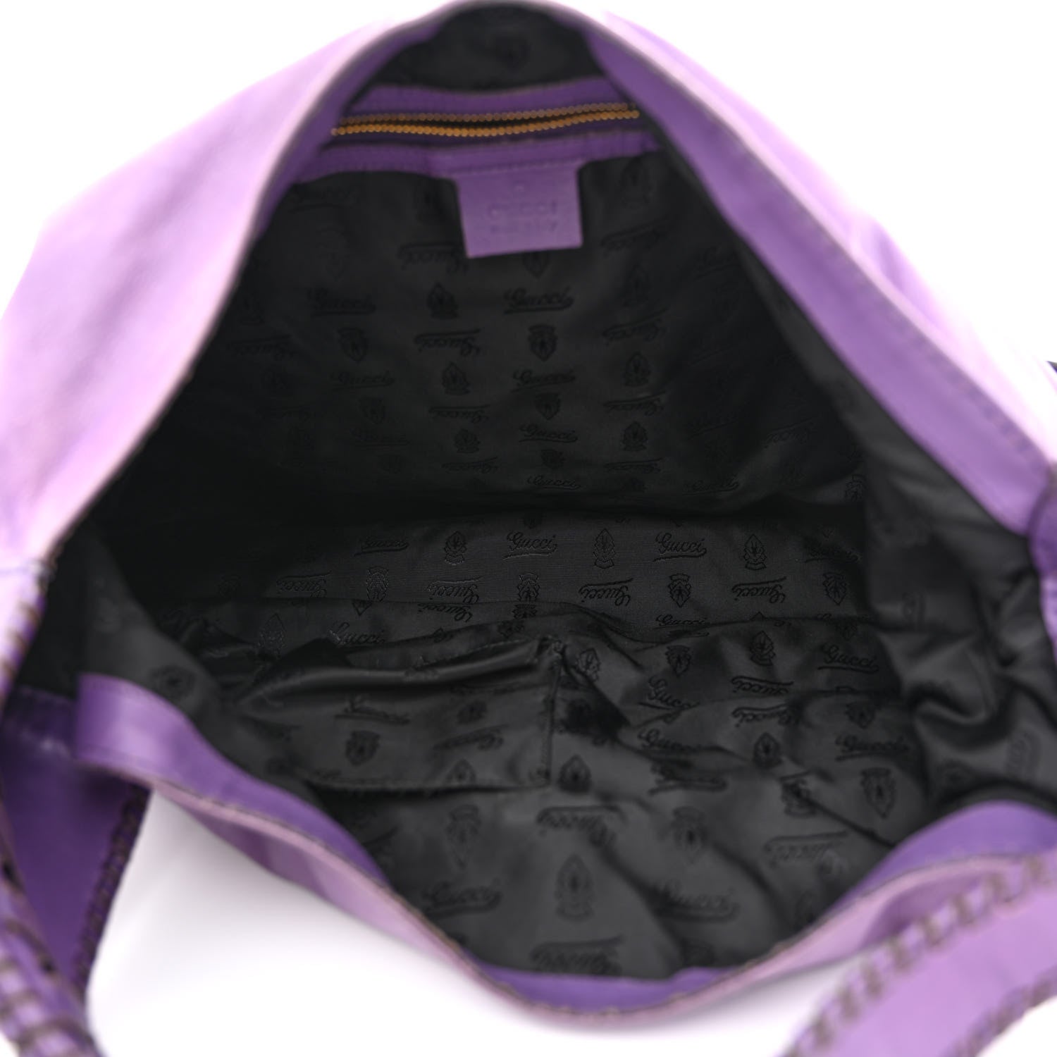 Gucci Calfskin Large New Jackie Hobo Purple 5 of 10