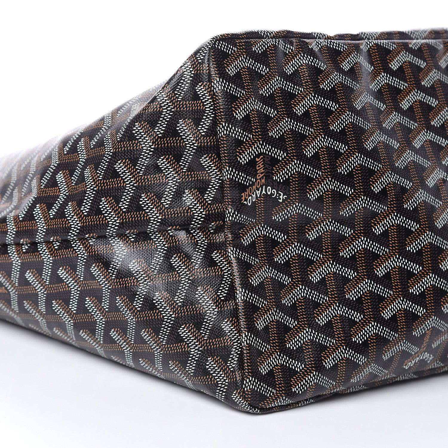 Goyard Goyardine Saint Louis GM Black Gold 9 of 10