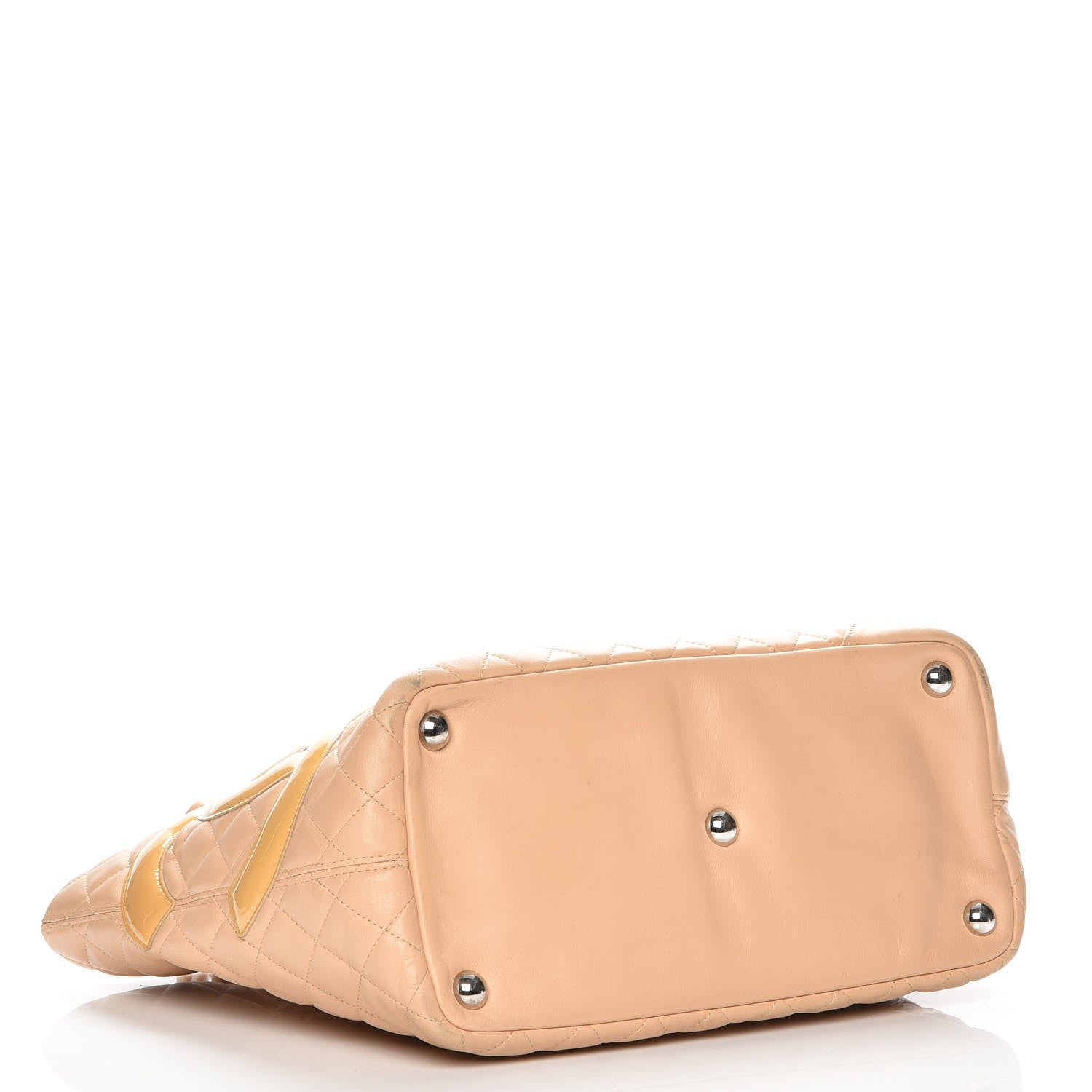 Chanel Calfskin Quilted Large Cambon Tote Beige 4 of 7