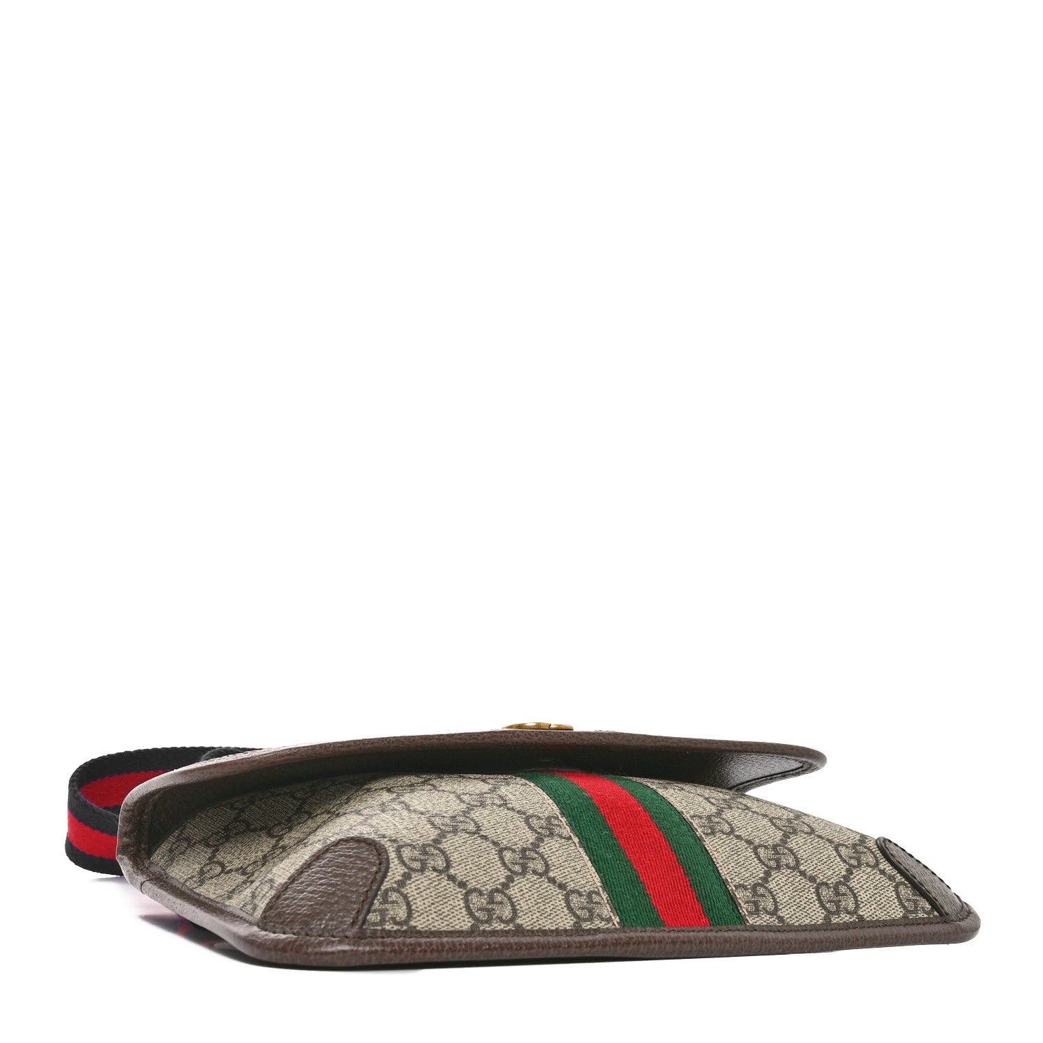 Gucci GG Supreme Monogram Web Small Ophidia Belt Bag Brown 4 of 10