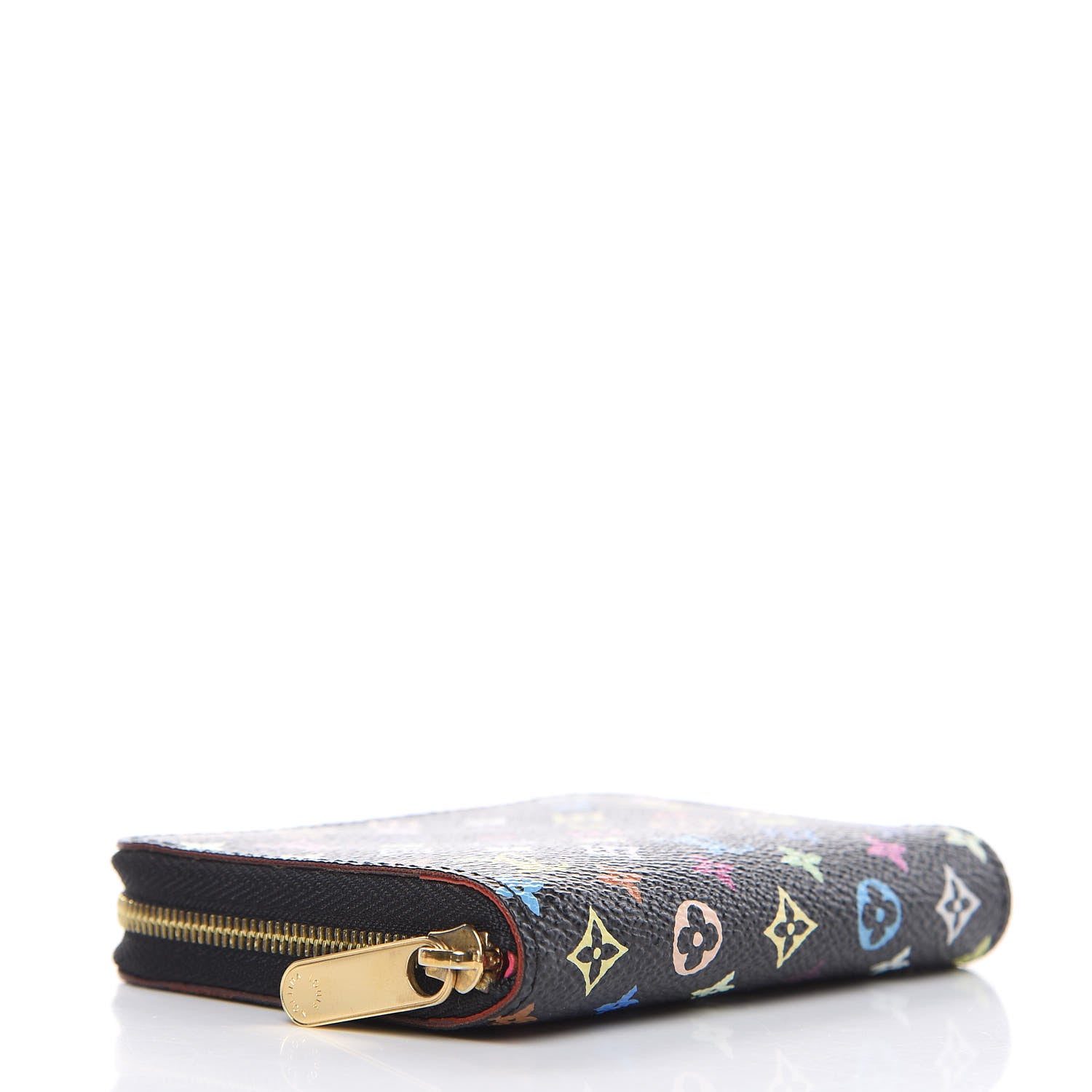 Louis Vuitton Monogram Multicolor Zippy Coin Purse Black Grenade 4 of 8