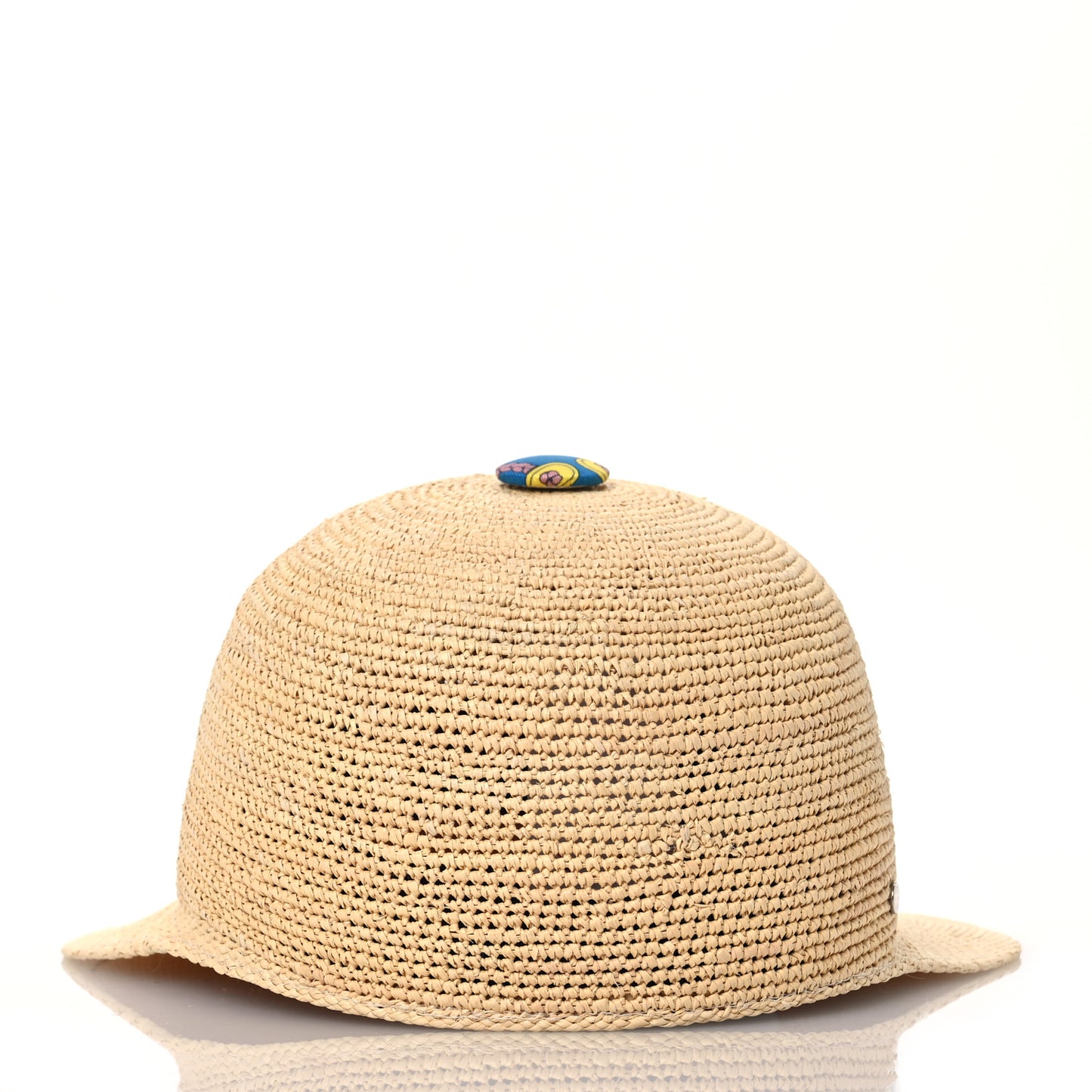 Straw Tanzanie Hat 56 Naturel Rouge Coquelicot