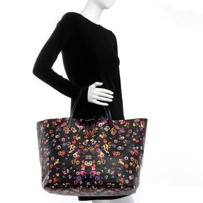 Givenchy Coated Canvas Pansy Print Large Antigona Tote Black 2 of 7