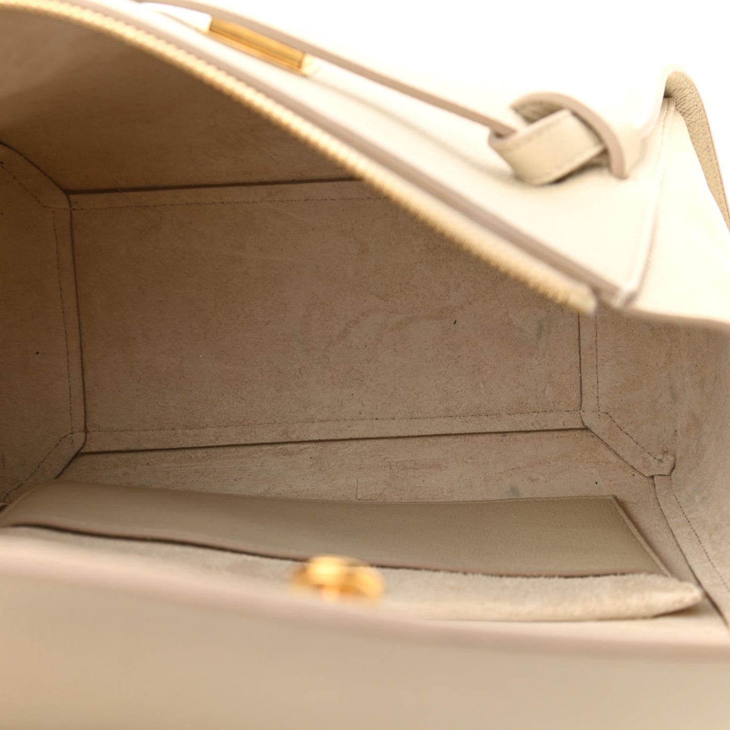 Grained Calfskin Nano Belt Bag Linen