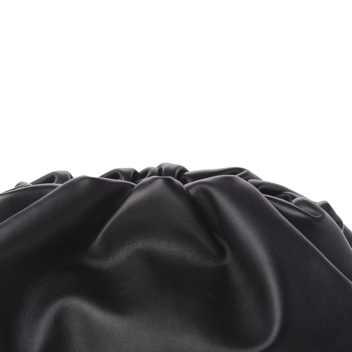 Smooth Butter Calf The Pouch Oversized Clutch Black