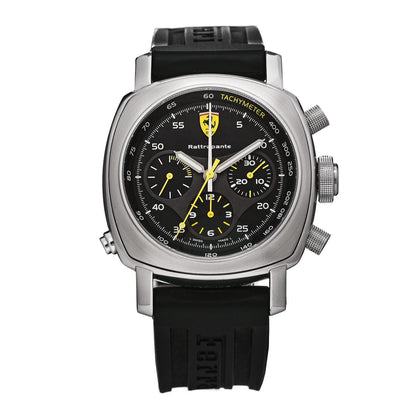 Panerai Stainless Steel Rubber 45mm Ferrari Rattrapante Limited Edition Automatic Watch Black FER00010 1 of 4