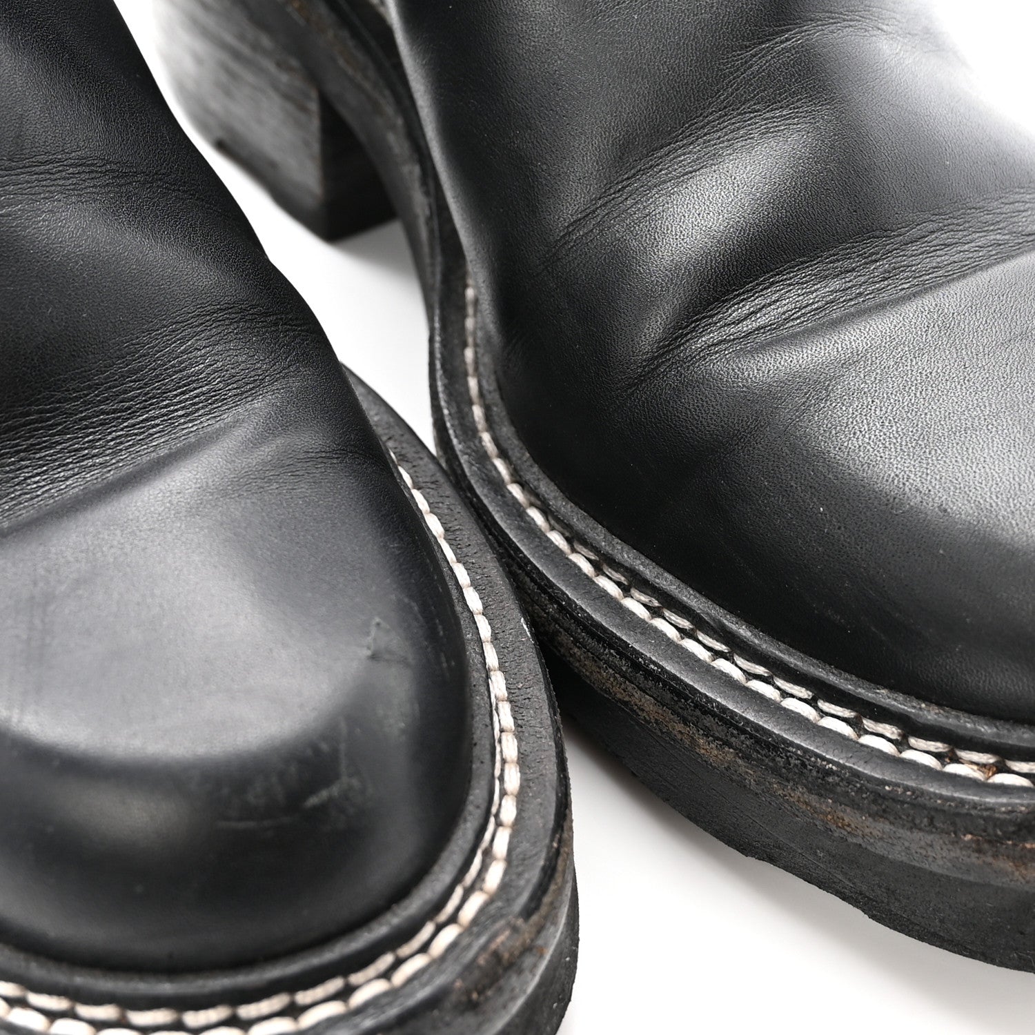 Louis Vuitton Calfskin Monogram Beaubourg Ankle Boots 38 Black 10 of 11