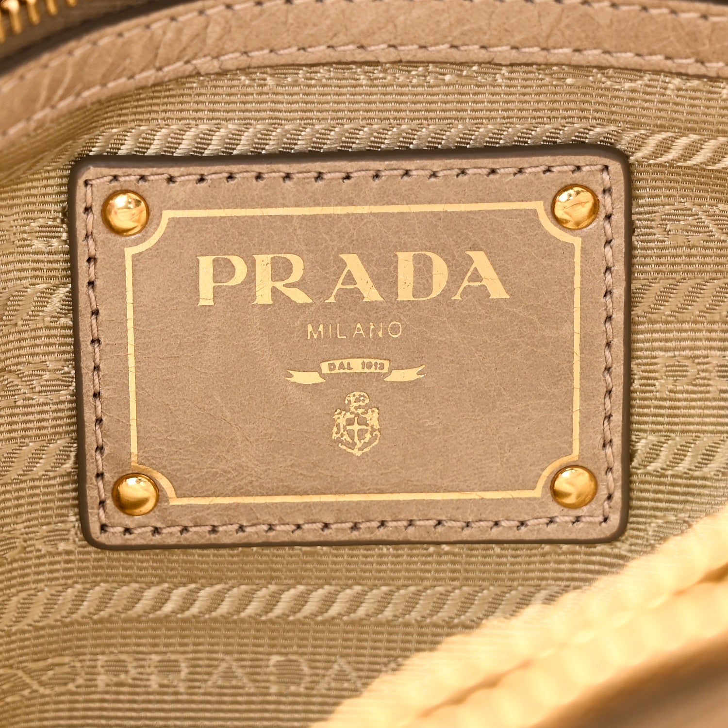 Prada Vitello Shine Shopping Satchel Pomice 6 of 9