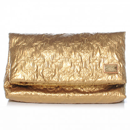 Louis Vuitton Jacquard Quilted Monogram Limelight Clutch PM Gold 1 of 8