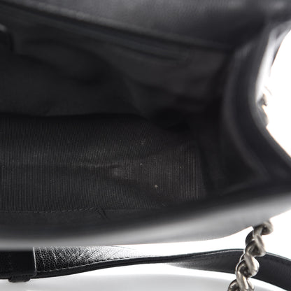 Chanel Caviar Chevron Quilted New Medium Boy Flap Black 17 of 17