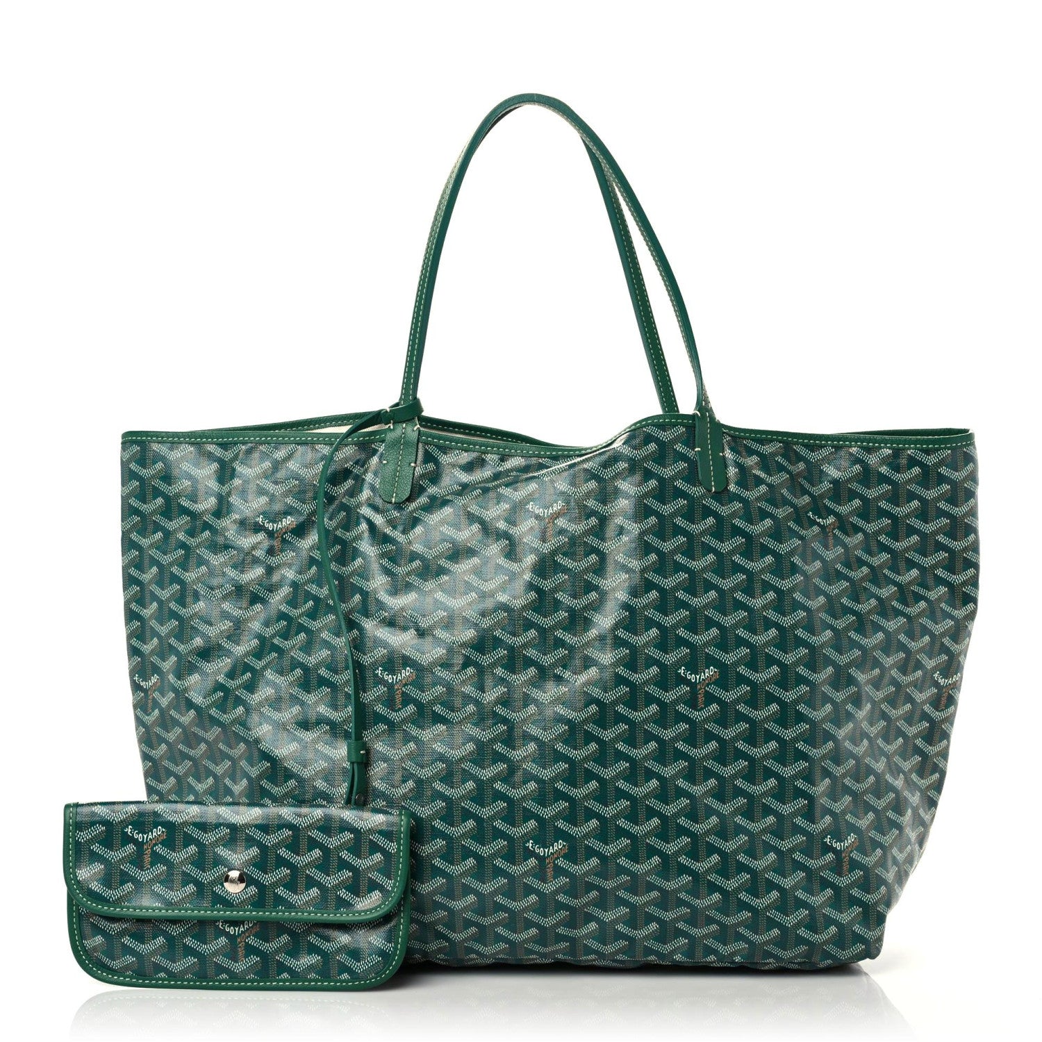 Goyard Goyardine Saint Louis GM Green 1 of 9