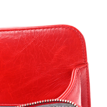 Chanel Glazed Calfskin Quilted Korean Garden Tote Red 10 of 13