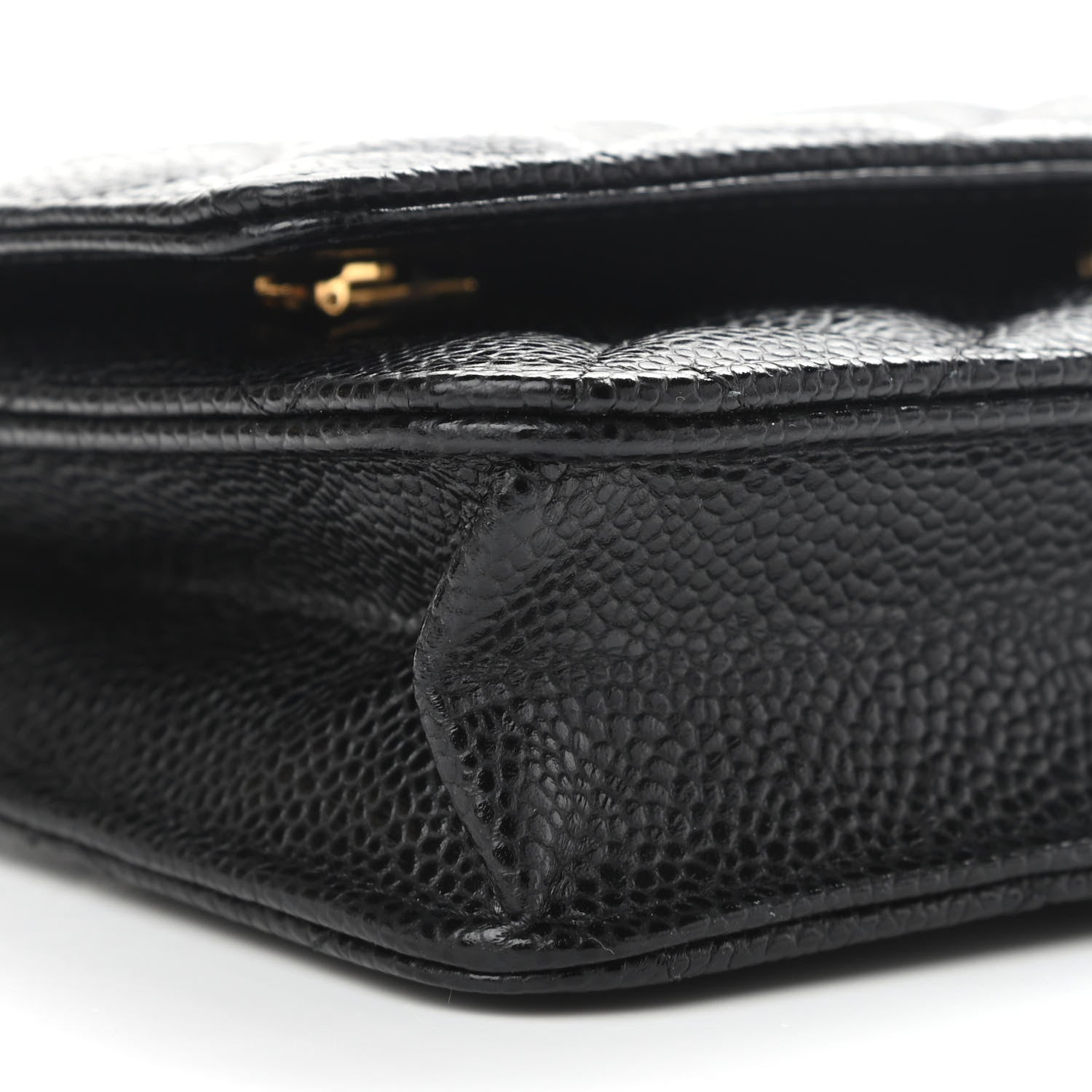 Chanel Caviar Quilted Wallet On Chain WOC Black 9 of 11