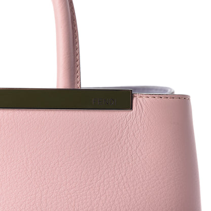 Fendi Vitello Dolce Century Petite 2Jours Tote Bubblegum Lilla Oliva 9 of 11