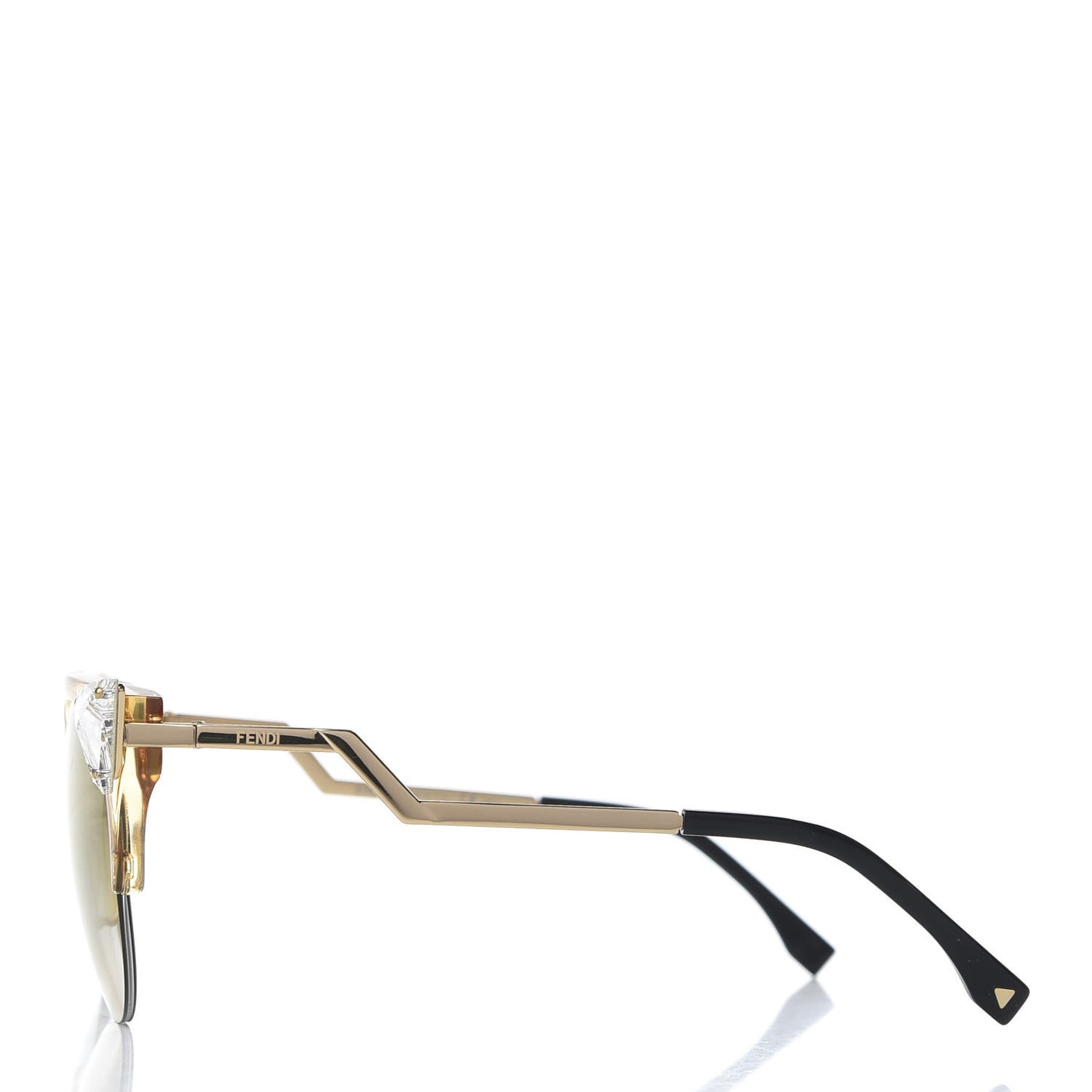 Metal Iridia Cat Eye Sunglasses FF 0041/S Gold
