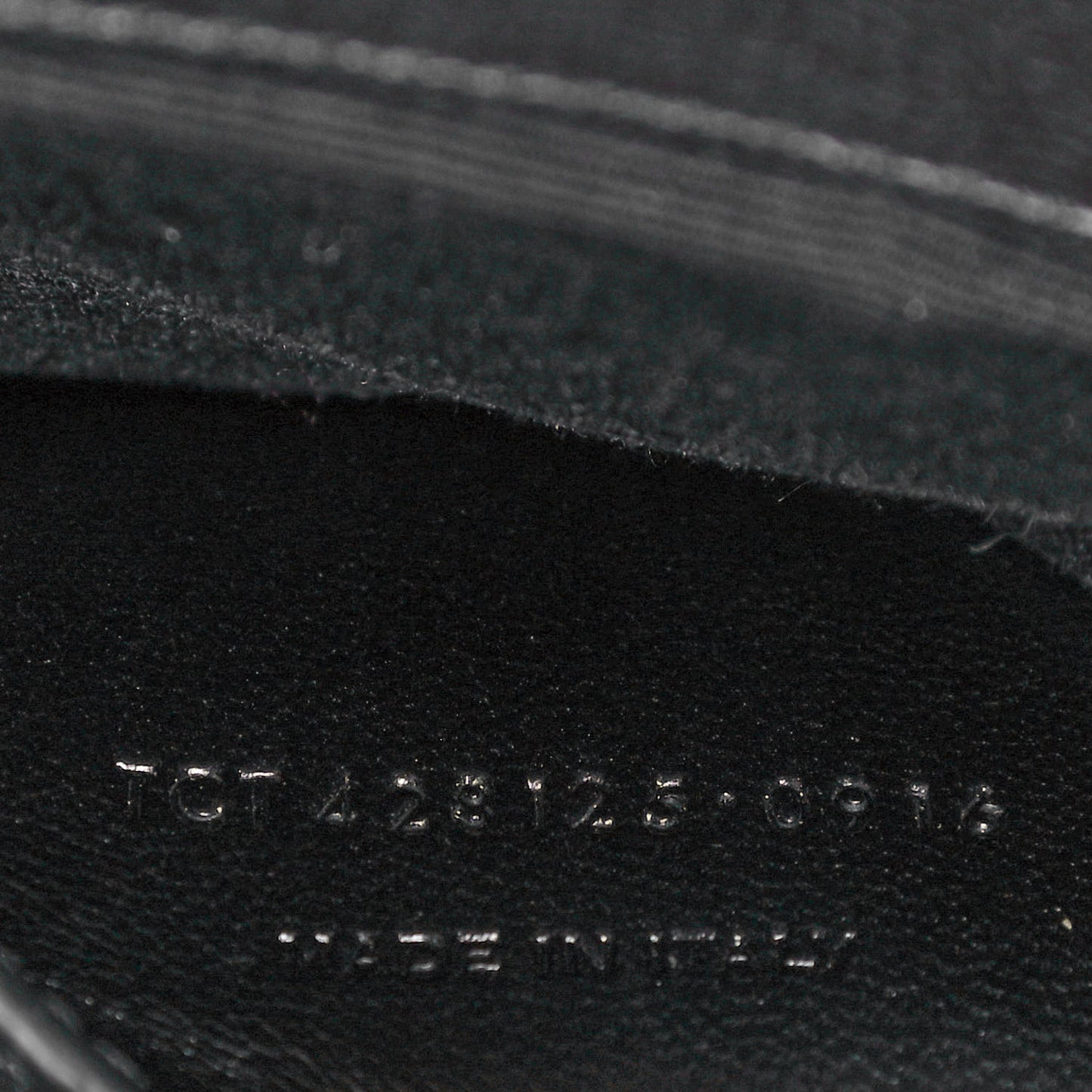 Sheepskin Tri-Quilt Monogram Medium College Bag Black