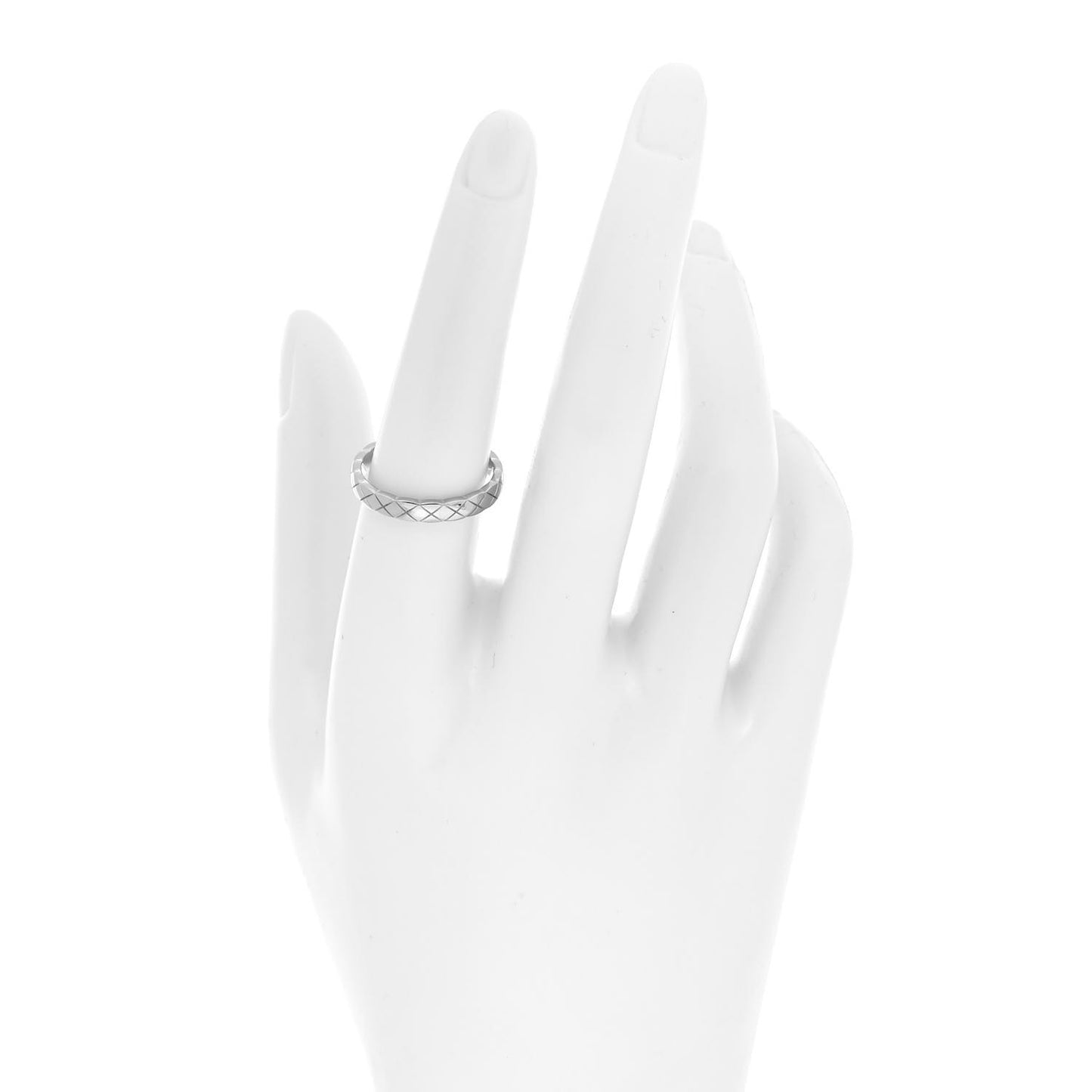 18K White Gold Mini Coco Crush Ring 56 7.5