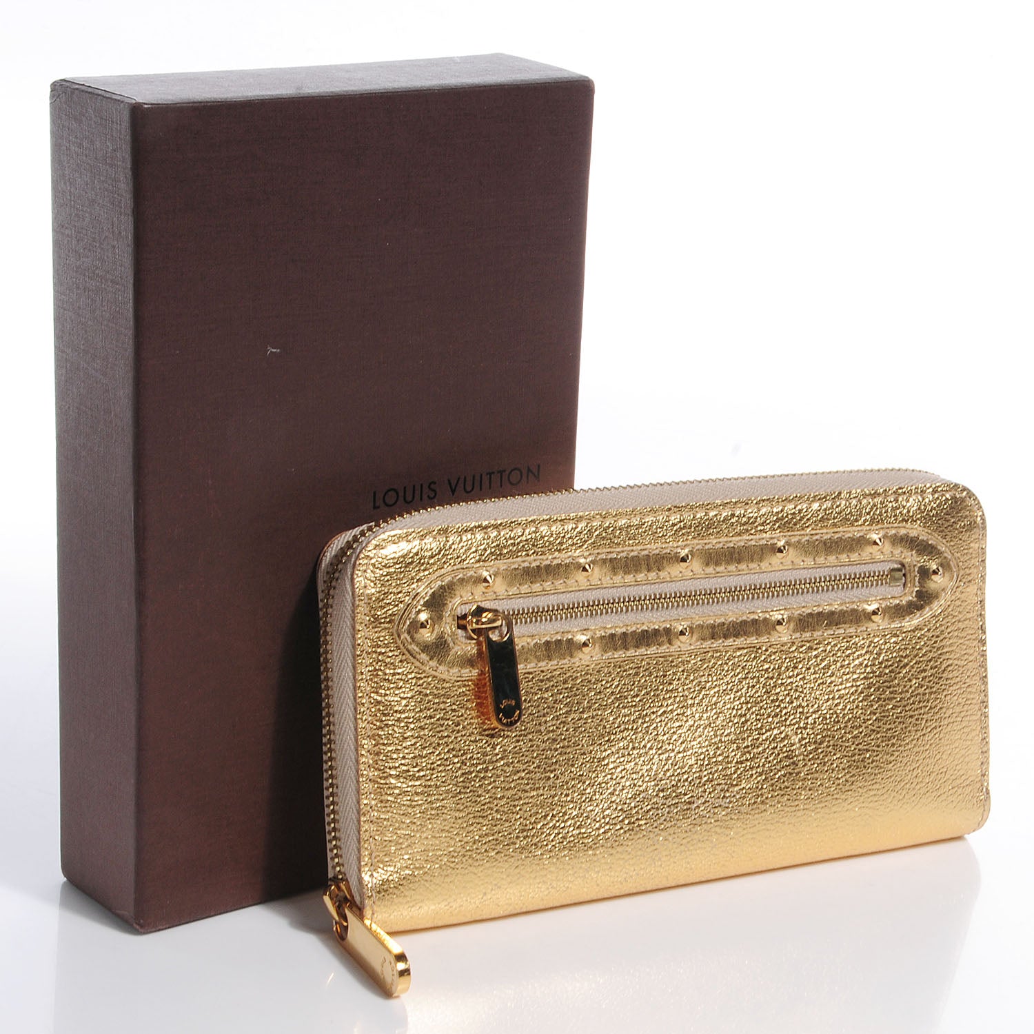 Louis Vuitton Suhali Zippy Wallet Gold 5 of 8