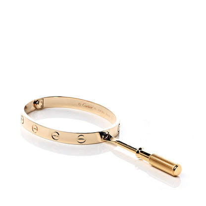 Cartier 18K Yellow Gold LOVE Bracelet 15 4 of 6