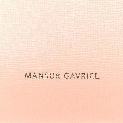 Mansur Gavriel Saffiano Mini Mini Bucket Bag Rosa 7 of 10