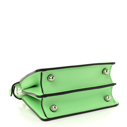 Fendi Shiny Nappa Petite Peekaboo I SEE U Satchel Edamame 4 of 13