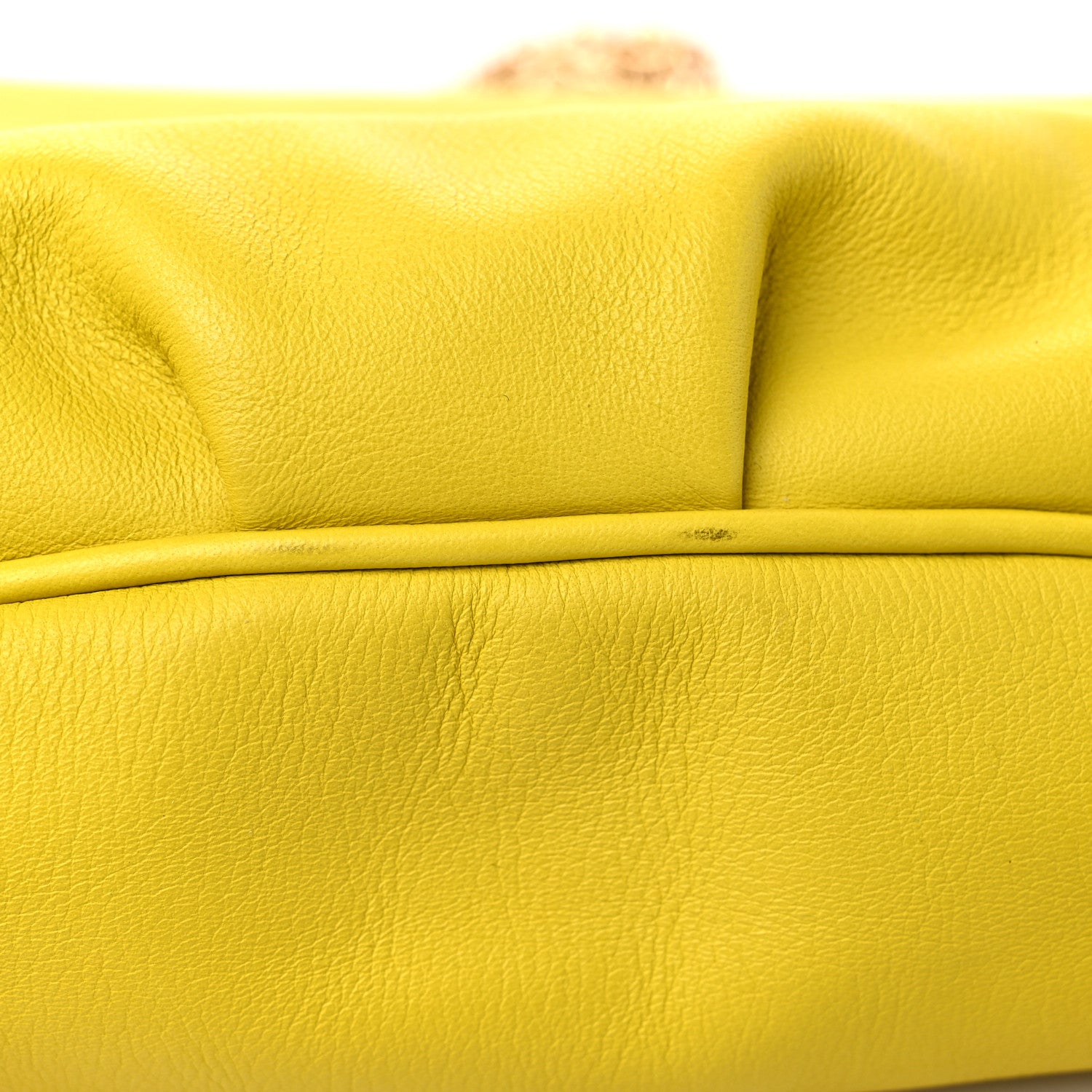 Fendi Vitello Flamingo Enamel Fendista Pouchette Crossbody Bag Cedro 11 of 12