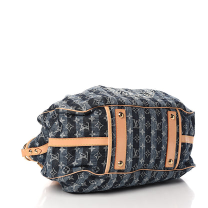 Louis Vuitton Denim Raye Cabas GM 3 of 13