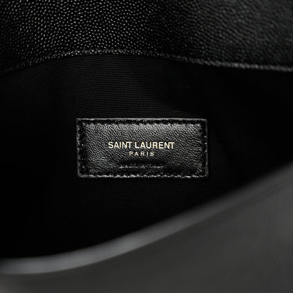 Saint Laurent Grain De Poudre Uptown Pouch Black 6 of 8
