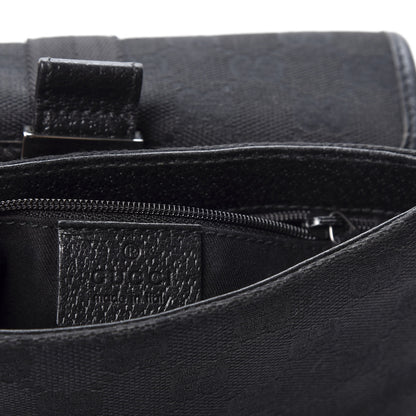 Gucci GG Monogram Web Buckle Belt Bag Black 7 of 9