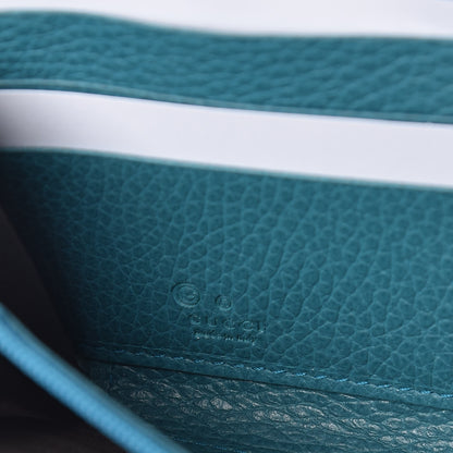 Gucci Dollar Calfskin GG Zip Around Wallet Deep Cobalt 8 of 9
