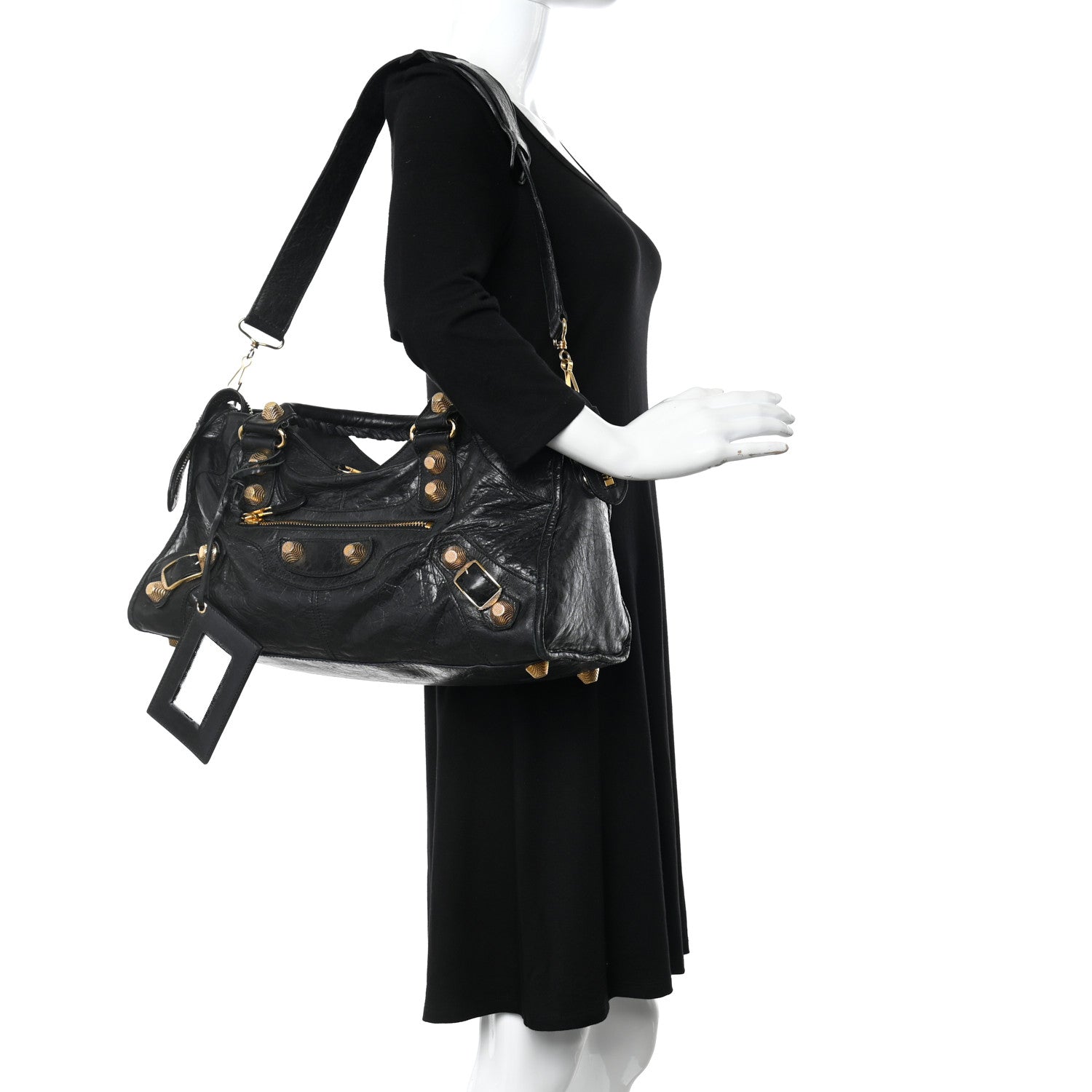 Balenciaga Agneau Giant 21 Gold Hardware Part Time Anthracite 2 of 11