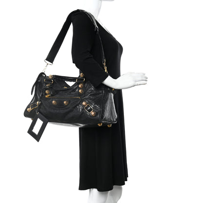 Balenciaga Agneau Giant 21 Gold Hardware Part Time Anthracite 2 of 11