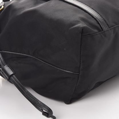 Prada Tessuto Nylon Saffiano Tote Nero Black 11 of 13