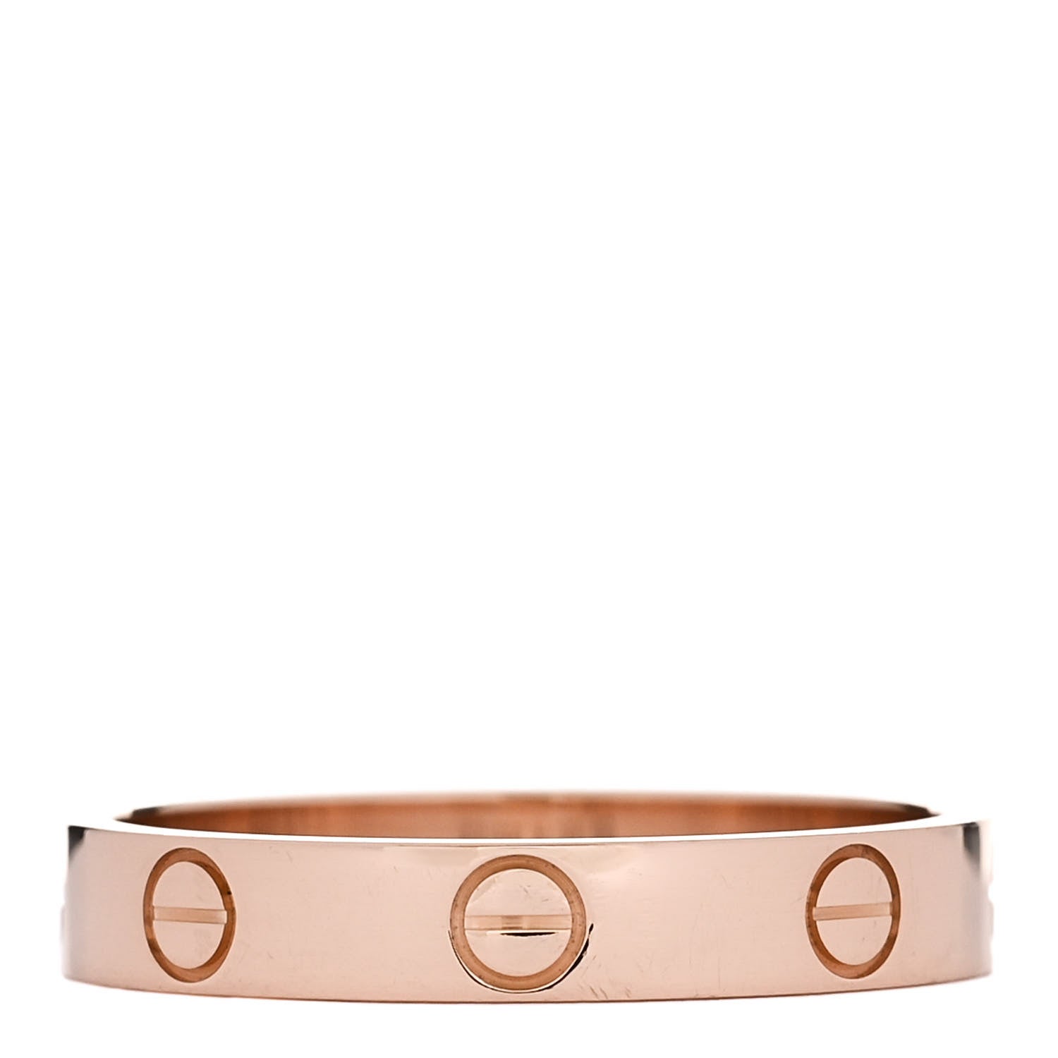 Cartier 18K Pink Gold 3.5mm LOVE Wedding Band Ring 57 8 3 of 4