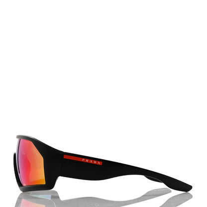 Prada Acetate Linea Rossa Impavid Sport Sunglasses SPS 03V Black 3 of 8