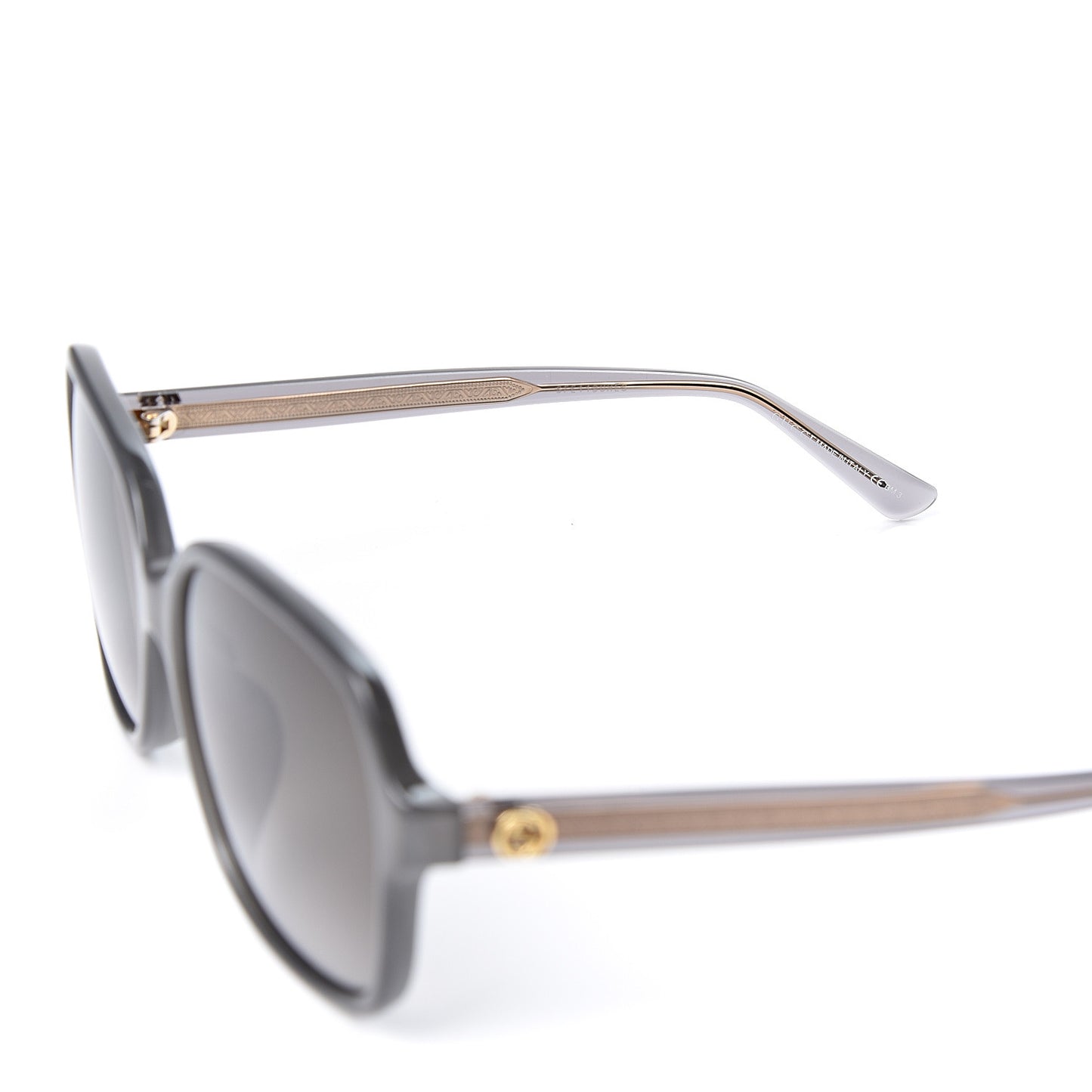 Acetate Square Frame Sunglasses GG 3834/F/S Grey Pearl