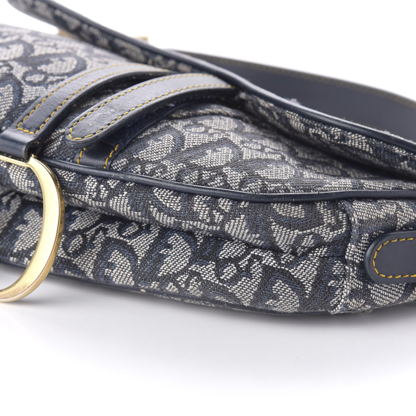 Monogram Saddle Bag Black