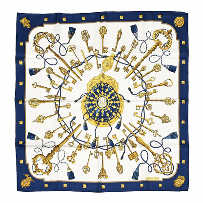 Hermes Silk Keys Les Cles Scarf 90 1 of 5