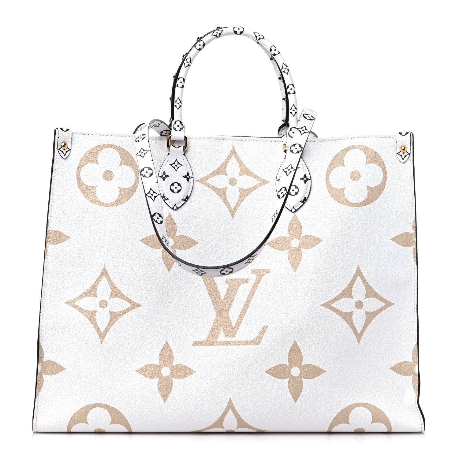 Louis Vuitton Monogram Giant Onthego GM Kaki Beige 1 of 8