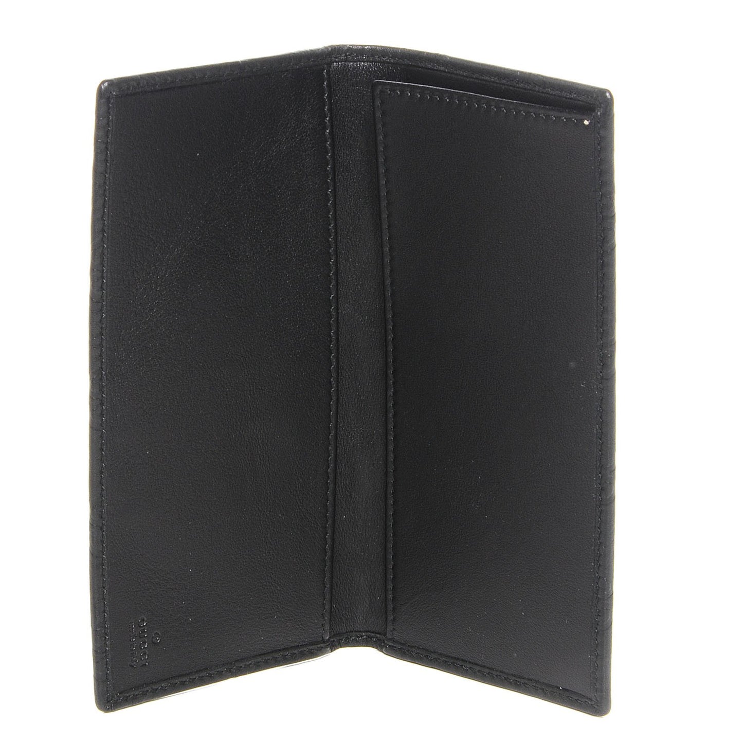 Guccissima Checkbook Cover Black
