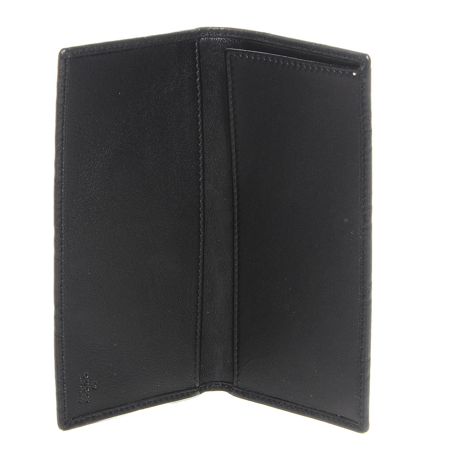 Gucci Guccissima Checkbook Cover Black 8 of 8